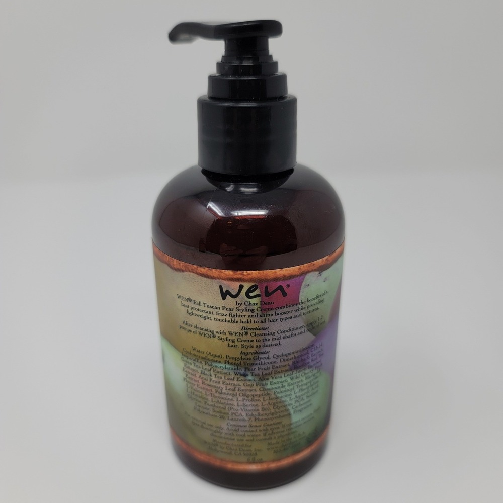 WEN Fall Tuscan Pear Styling Creme 6 fl oz Chaz Dean Hair Care Treatment - Picture 2 of 4